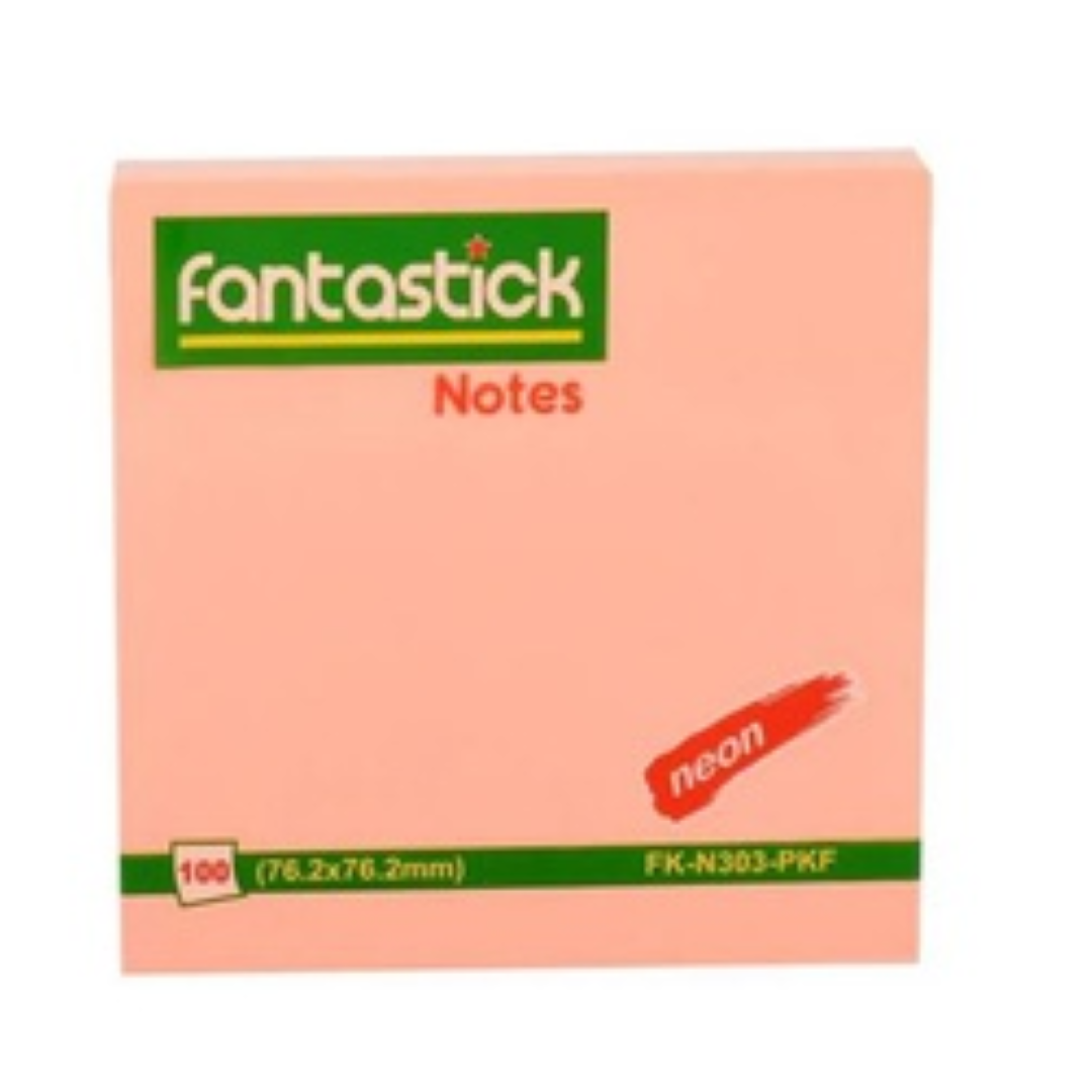 Fantastick Stick Notes 3x5" Fluor.Red FK-N305-RDF